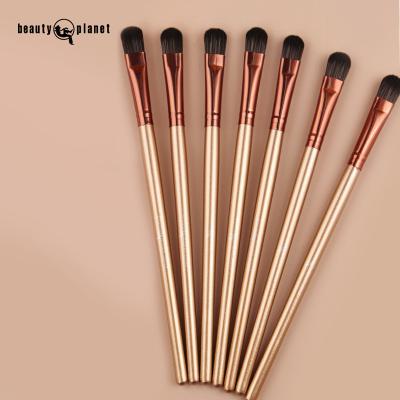 China Face BEAUTY PLANET Logo Eye Shadow Brush Synthetic Custom Hair Simple Concealer Pencil Make Up Brush Private Label Eyeshadow Brush for sale