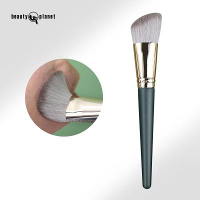 China Flat Main Brush Logo Angled Contour Brush Custom Makeup BEAUTY PLANET Face Brush High Quality Single Professional Contour Brush for sale