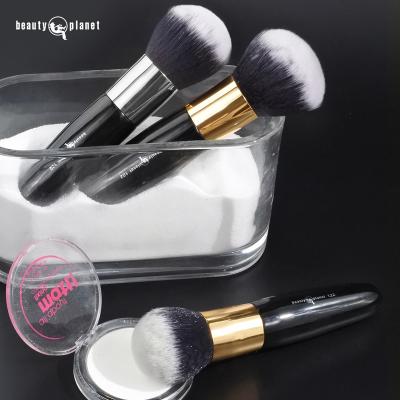 China Custom Logo BEAUTY PLANET Super Big Large Powder Brush Powder Brush for Makeup Black Handle Makeup Blush Brush Powder Brush for sale