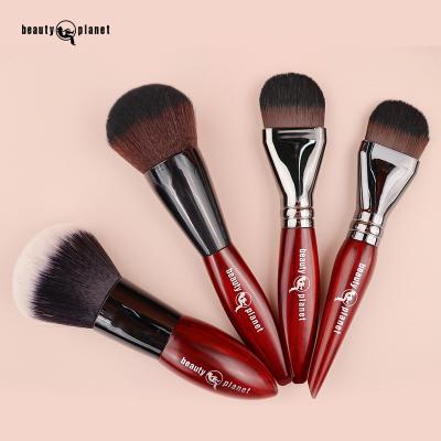 China High Quality Custom Made Honey Blush Powder Brush Make Up Face Powder Brush Big Single Loose Powder Brush BEAUTY PLANET Brush Up Kit for sale