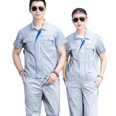 China 2021 Fashion Short Sleeve Anti Shrink Wearproof Workwear Working Uniform for sale