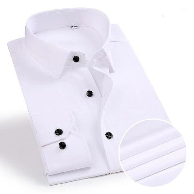 China Anti-pilling 2021 high quality formal elegant men's business shirt men's business shirt for sale