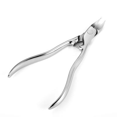 China Professional Customized Nail Daily Care Metal Long Handle Full Jaw Nail Cuticle Nippers for sale