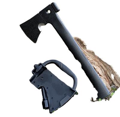 China Survival Multi Hatchet Head Ax Tomahawk Camp Multi Function Tool Ax With Sheath Hammer Knife Bushcraft Ax Edge for sale