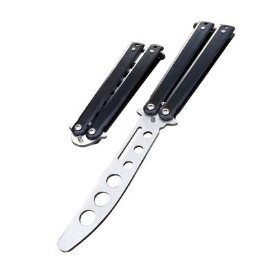 China Hot Selling Butterfly Knife 440 Stainless Steel CSGO Butterfly Knives Self-defense Outdoor Tools EDC Practice Combat Knife Camping Knives Tools for sale