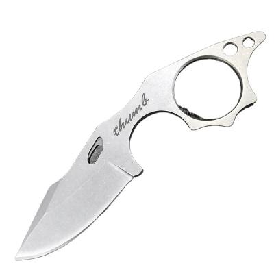 China Tiger Shark Fixed Mini EDC 4.9 Inch K Non-Variable Sheath Outdoor Tactical Camping Knife for sale