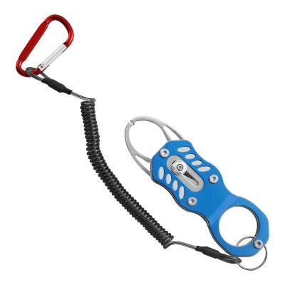 China Outdoor Fishing Camping Caught Mini Fish Lip Clip Portable Fishing High Quality Pliers Fish Mouth Check Clip for sale