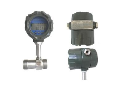 China Chemical Industry Liquid Turbine Type Flow Meter Pulse Output DN25 Light Weight for sale