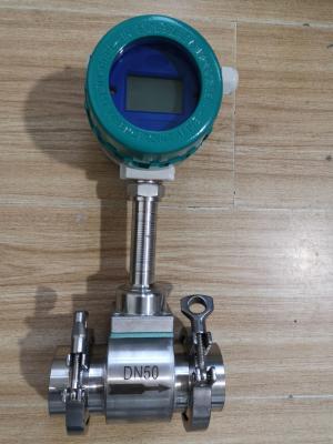 China Pulse RS485 DN80 Intelligent Vortex Flow Meter IP65 for sale