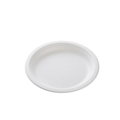 China Eco-Friendly Disposable Meal Box 9 Inch Disposable Tableware Sugarcane Bagasse Bagasse Plate Elegant Disposable Dishes for sale