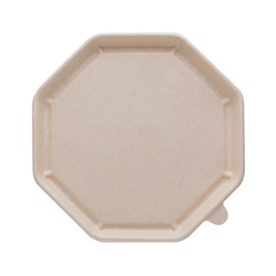 China Factory Wholesale Disposable Polygon Dish Sugarcane Bagasse Dish Biodegradable Cake Store for sale