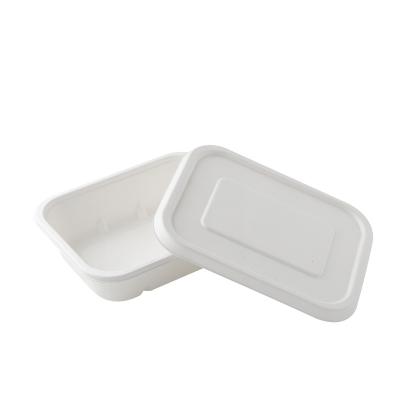 China Microwavable Biodegradable Microwavable Container Bagasse Sugar Cane Microwave Disposable Food Bowl for sale