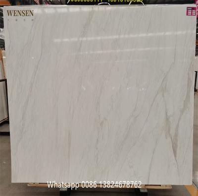 China Shiny White Marble Marmor Nero Margiua Marble China Silky Milk White Modern Marble With White Veins Sale Stone Cross Customized for sale