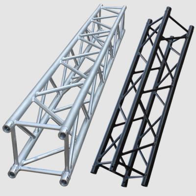 China Silver Graphite Spindle Truss Exhibition Stage Equipment Silver Screen Support Roof Goal Post DJ Box Lighting Aluminum Spindle Truss for sale