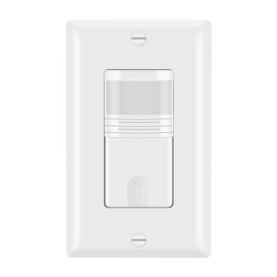 China PC Motion Sensor Light Switch Occupancy And Vacancies Model Motion Activated Wall Switch Neutral Wire Required Single Pole for sale