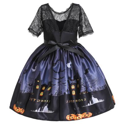 China Wholesale Breathable Princess Dress Girls Dresses Fashionable Cartoon Character Girl Halloween Dress Girls for sale