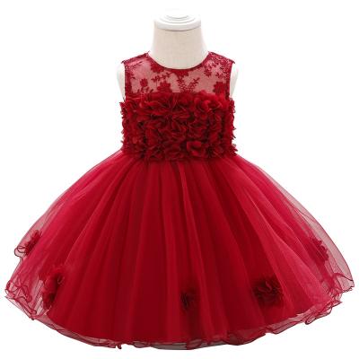 China Modern Design Breathable Baby Suit For Wedding In Winter Formal Lace Baptism Dress for sale