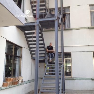 China Fire Exit Industrial Outdoor Stairs for sale