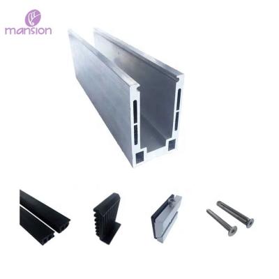 China Modern Glass Deck Railing Bracket (Aluminum Channel) for sale