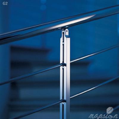 China Prefabricated Stainless Steel Metal Stair Railing for sale