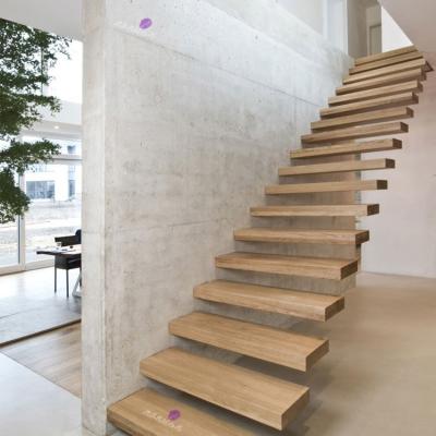 China Modern cantilever staircase (wood/stone/glass) for sale