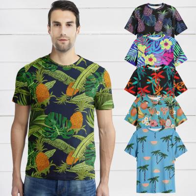 China Vestido de vacaciones camisetas de poliéster para hombres en venta