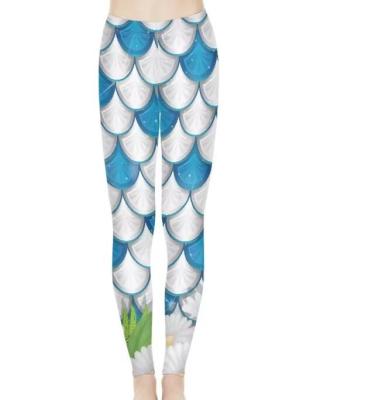 China Stretchy Print On Demand Sublimation Printing Leggings Women'S Long Yoga Pants for sale