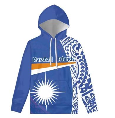 Κίνα Σημαία των Νήσων Μάρσαλ Custom Sublimation Hoodie Sweater Πολυνησιακό Μεγέθη προς πώληση