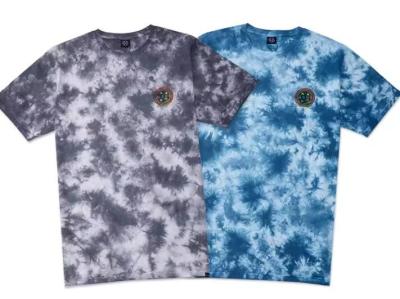 China Custom Sublimation Printed T Shirts Short Sleeve Tie Dye T Shirts Men for sale