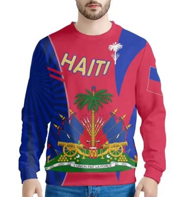 China Print On Demand Men'S Top Custom Crew Neck Sweatshirts Casual Anti Pilling for sale