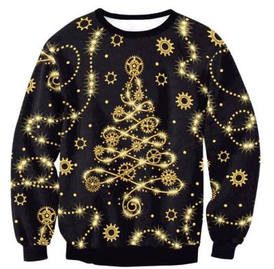 Chine Print sur mesure de Noël partout Sublimation imprimé Sweater machine lavable à vendre