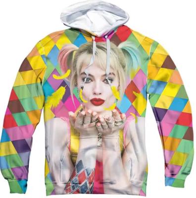 China Herbstkleidung 100% Polyester Sublimation Hoodie zu verkaufen