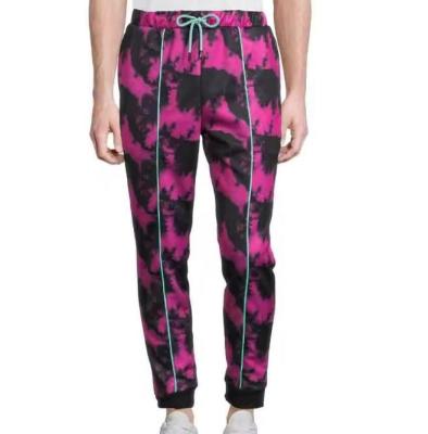 China Casual Sublimation Jogging Pants Mens Polyester Track Pants Anti Pilling for sale