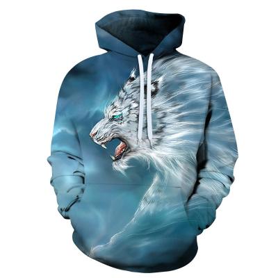 China BSCI Anime Cosplay kostuum Volledig gesublimeerde hoodies Animal Print Oversized Hoodie Te koop