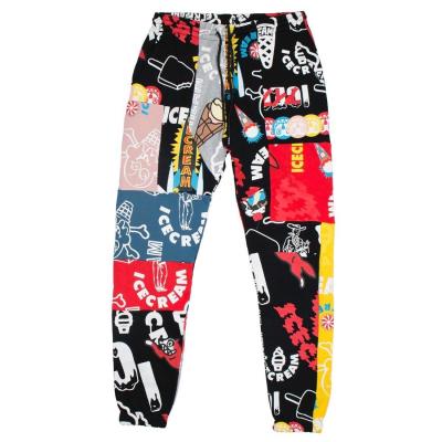 China Custom Sublimated Sweatpants Mensen spierbroek Stretch Cotton Fitnessbroek Mensen training Sweatpants Te koop