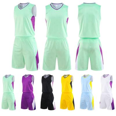 China Uniforme de baloncesto Traje de entrenamiento de baloncesto al aire libre Campamento de entrenamiento de baloncesto Tamaño grande chaleco transpirable absorbente de sudor en venta