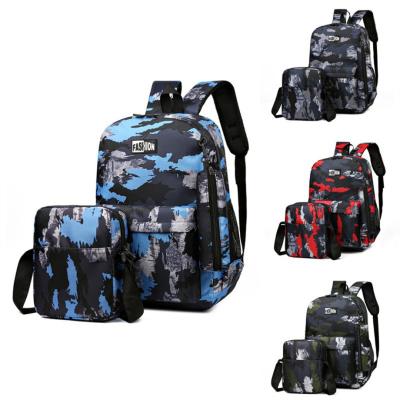 China Digital Prints Business Backpack Men's Commuting Backpack Middle School Bag Simple Fashion Trendy Travel Notebook Bag for sale