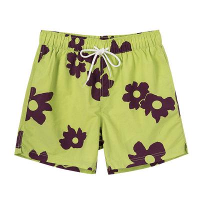 China Custom Design Your Own Logo Sublimation Printed Waterproof Board Shorts Four Way Stretch Swim Trunks for sale