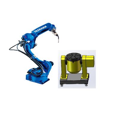 China YASKAWA Roboter AR1440 mit 1440MM Reichweite als 6-Achsen-Roboterarm mit CNGBS-Roboter-Positionierer für Schweißmaschine zu verkaufen