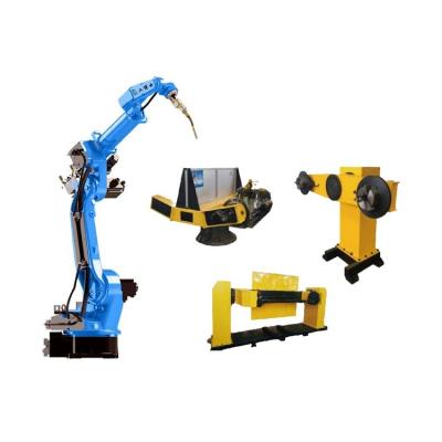 China 6 Axis Laser Welding Robot Arm CNGBS GBS6-C2080X With Welding Positioner For Welding Robot for sale