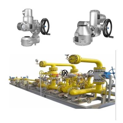 China De stroomregelklep is uitgerust met de Auma-klepactuator SQEx en de SQRV-explosiebestendige elektrische actuator Te koop