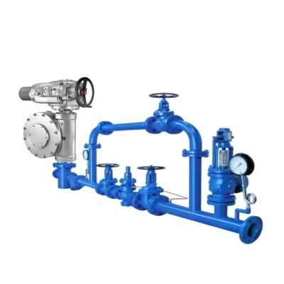 China The Valve Switching Skid is equipped with an Auma SA electric actuator and a GK tooth energy box for sale