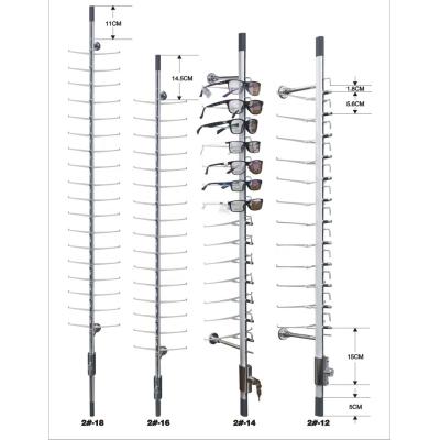 China With Or Without Lock Wholesale Floor Sunglasses Locking Display Rack Wall Mount Alloy Glasses Display Rack for sale