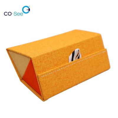 China 2020 newcomer 2 slots 2 slots multiple glass sunglasses case rhombus storage box display case for sale