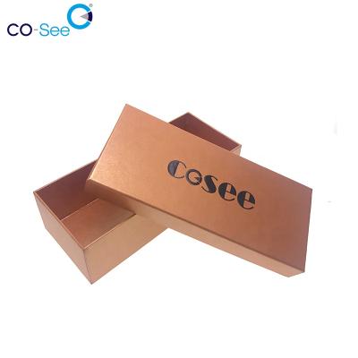 China Luxury Promotional Handmade Paper Packaging Box For Glass Case Storage for sale