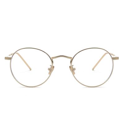 China For Youth Reading Glass Hippy Metal Frame Blue Light Blocking Glasses for sale