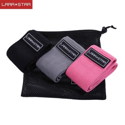 China Polyester Fabric Resistance Bands for Glutes and Thighs Exerciser Workout Yoga Fitness Hip Loop Elastic Bands for sale