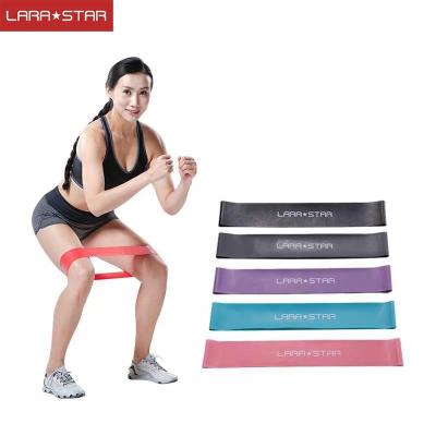 China Latex Gym Fitness Stretch Latex Resistance Training Elastic Loop Bands Yoga Aid Bands for sale