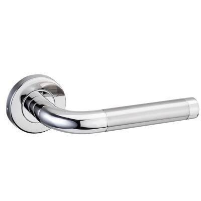 China Modern Custom Design Timber Lever Door Handles Lever Stainless Steel Square Door Handle Lock for sale