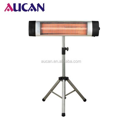 China New Style 2500W CE/RoSH Hotel Quartz Free Standing Electric Outdoor Quartz Heater Infrared Heaters for sale